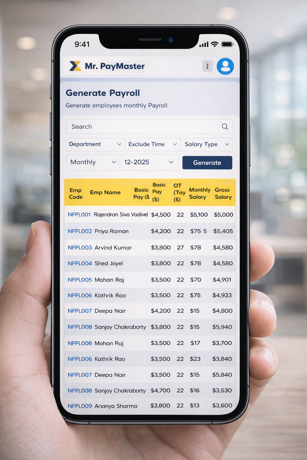 Attendance Approval Workflow